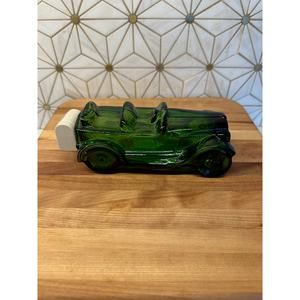 Vintage Avon Maxwell ‘23 Aftershave Car Decanter | Green Glass‎
